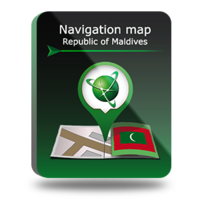 NAVITEL Navigation map - Maledives - Click Image to Close