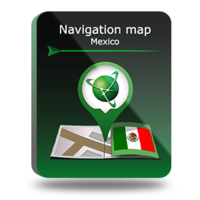 NAVITEL Navigation map - Mexico - Click Image to Close