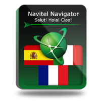 NAVITEL Navigation map - France, Italy, Spain - Click Image to Close