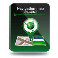 NAVITEL Navigation map - Uzbekistan - Click Image to Close